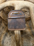 Brown Cordovan Shooting Tab