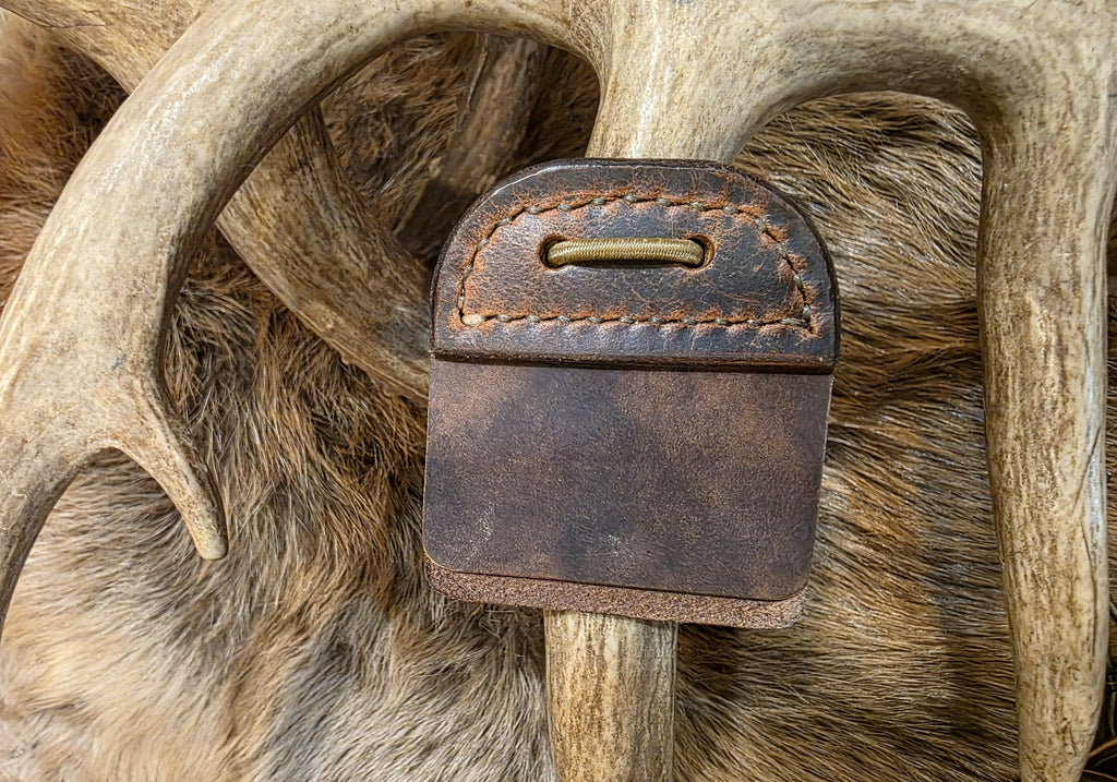 Brown Cordovan Shooting Tab