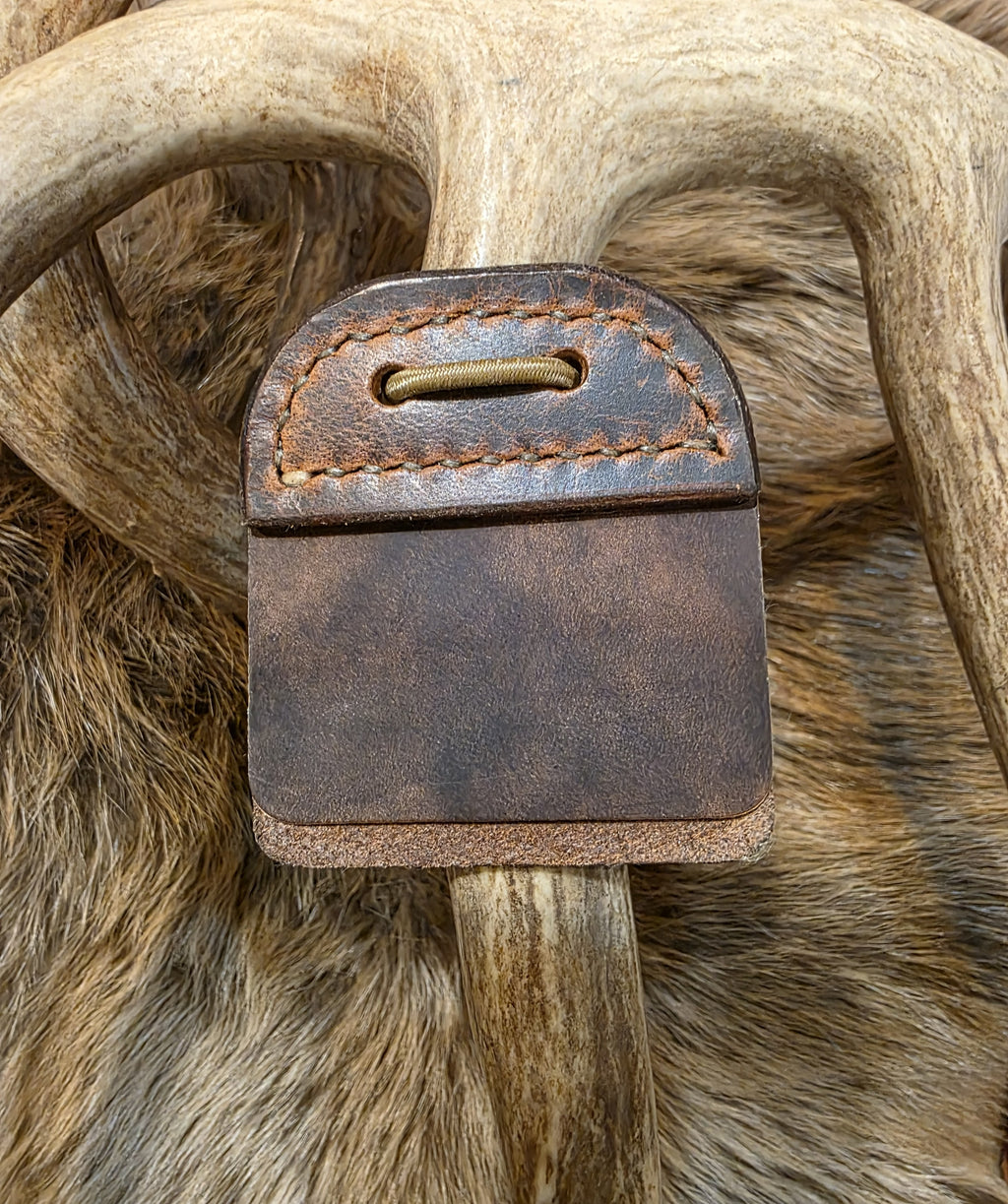 Brown Cordovan Shooting Tab