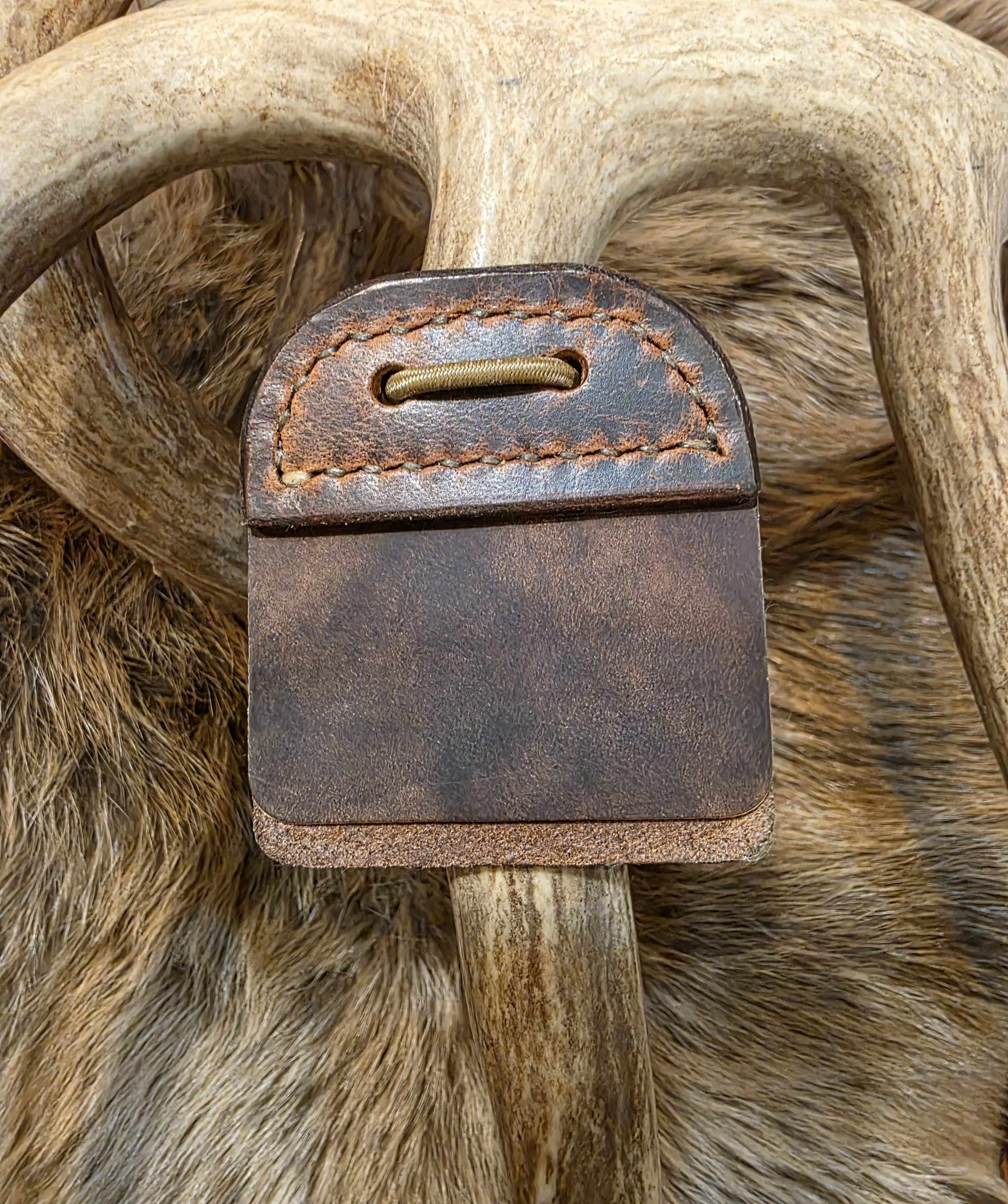 Brown Cordovan Shooting Tab