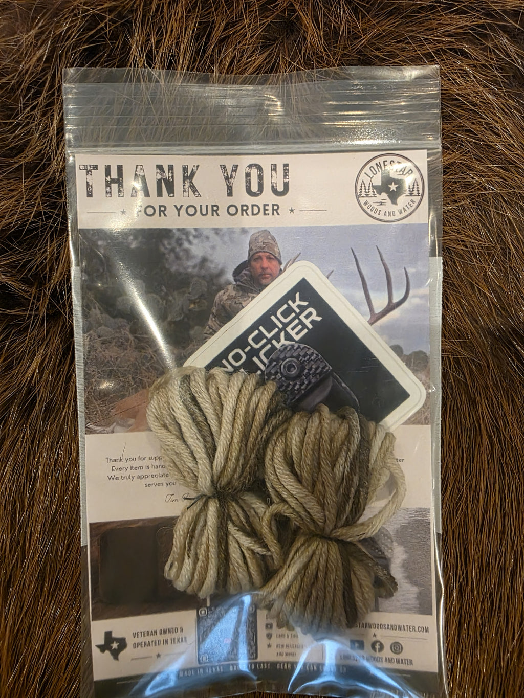 Lonestar Woods and Water Merino Wool String Silencers – 1 Pair (Desert Camo) (Copy)
